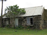 The deteriorating sod hut