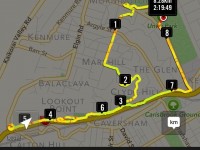 GPS of route. (Forgot to switch on until abt 1km after start from Unity Park. start.)