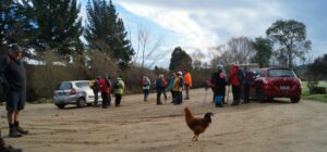29 June Invermay Regrouping stop with the Roosters John