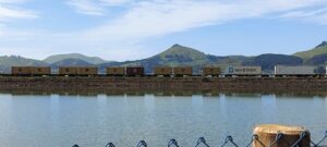 18 Oct Hikers Maia to Port Chalmers Barge Helen