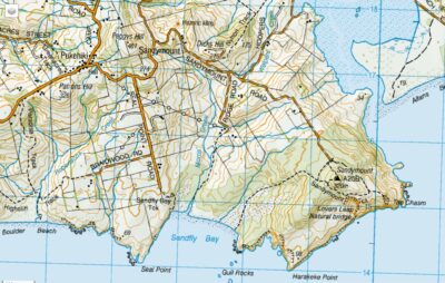 Nz Topo Map Sandymount