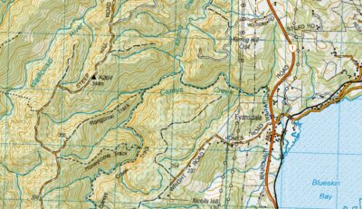 Nz Topo Map Careys Creek