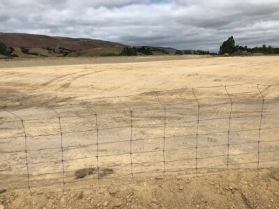 The New Waihola Cricket Pitch Being Developed On The Lakeside. Caption And Photo Jill