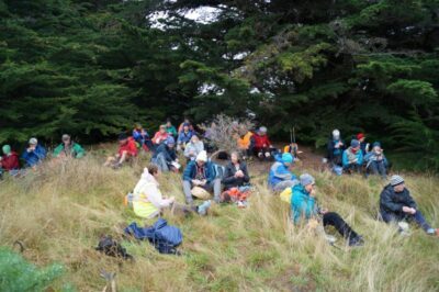 1 May Victory Beach Sheltered lunch spot. Photo & Caption John