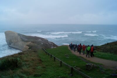 Stormy Sea Condition Dominates The Walk Down The Track John