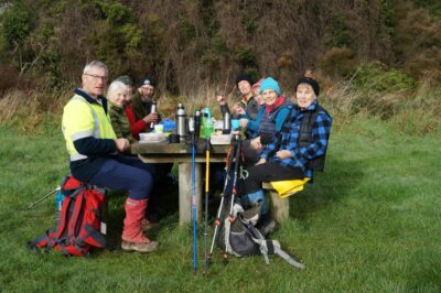 Table 1 At John Bull Enjoying Morning Tea. Caption And Photo John