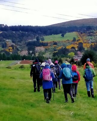 9 Oct Frasers Gully Hikers Heading For The Hills. Phil