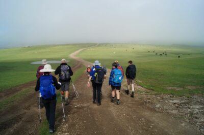 6 Nov Deep Creek Into The Morning Mist. Photo & Caption John