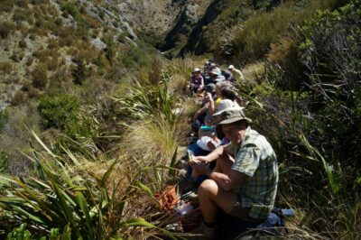 6 Nov Deep Creek Lunch On The Track. Photo & Caption John