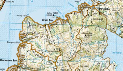 Nz Topo Map Harbour Cone