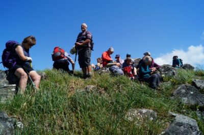 On Gerry's Rock, Burns Scenic Reserve. Caption And Photo John