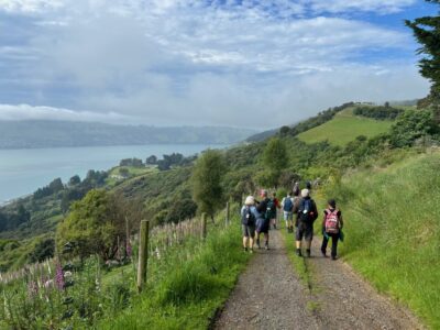 4 Dec Cleghorn Street Hikers Starting Off In Warm Weather. Photo & Caption Pam