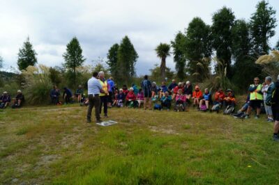 Morning Tea Stop (just Part Of Our Group). Caption And Photo John