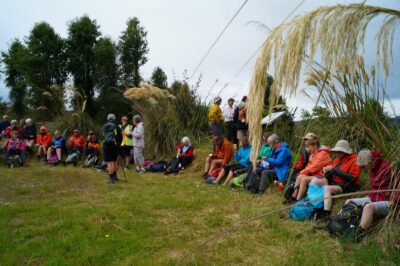 Morning Tea Stop (the Other Part Of Our Group). Caption And Photo John