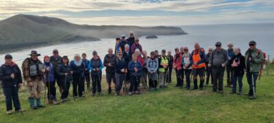 21 May Sandymount Hikers Ready To Take On The Hike. Photo & Caption Chris