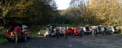 Crisp Morning Greeting The Hikers As They Prepare To Leave The Cars John