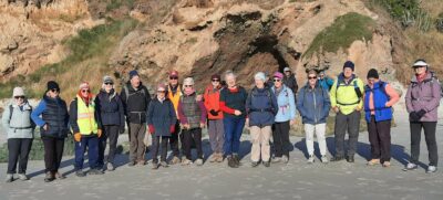 Group photo at end of beach walk