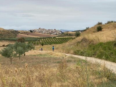 Villages are always on a hill and with obligatory church. great vantage spots.