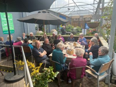 29 oct kareti track hikers a good finish to a great day at nichols cafe. photo & caption pam