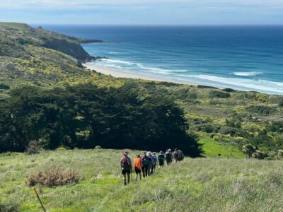 26 nov highcliff trampers highcliff track looking towards boulder beach. photo & caption pam