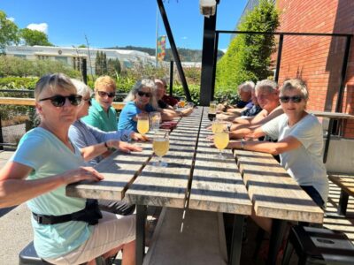 26 nov hikers signal hill coffee. photo & caption jenni