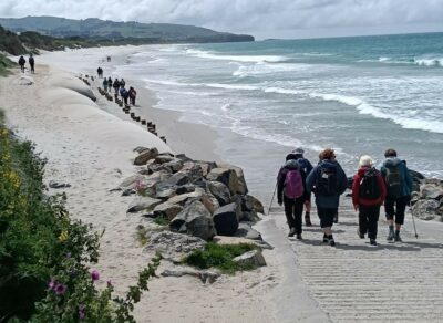 Into the head wind to lunch. caption and photo phil