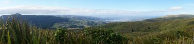 Panorama from morning tea spot. caption and photo john