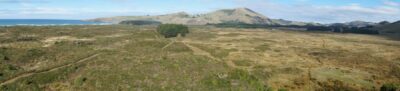 Looking south at wide open spaces. caption and photo john