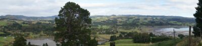 Panorama from morning tea spot. caption and photo john