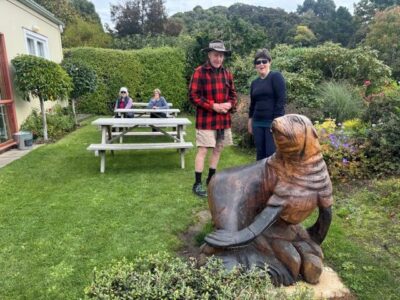 We had a friend with us for ice creams at the waitati merchant shop caption and photo adrienne