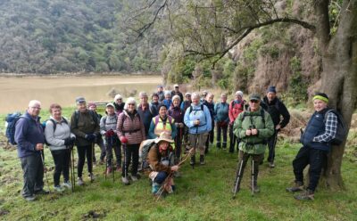 24 june taieri hikers ferry to john bull gully hikers group at john bull. & caption janette