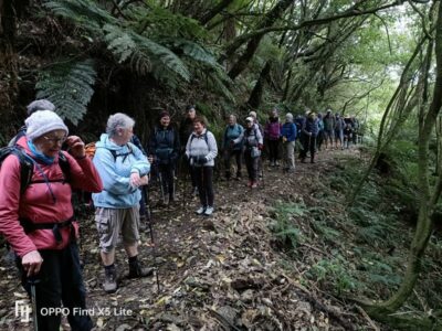 24 june taieri hikers ferry to john bull gully on the track. photo & caption janette jpg