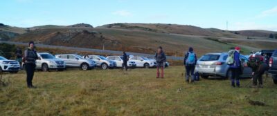 Plenty of parking at beginning of the walk john