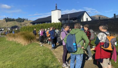 A short stop on Banks of Owhiro