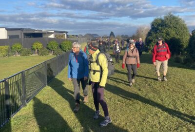 Hiking on Banks of Silverstream Shirley