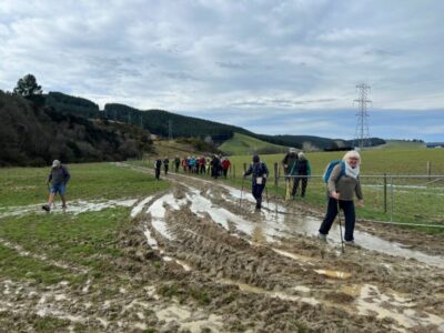 2 Sep Lawrence No dodging the mud here Photo & caption Pam