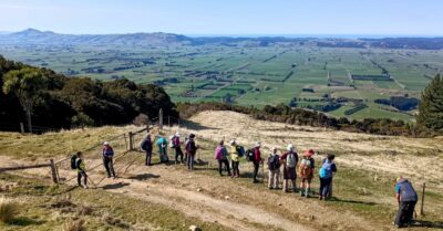 Ocean, Plains and Saddle Hill (left distance). Caption and photo Ross