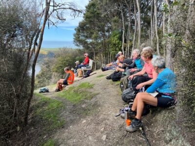 Perfect spot for lunch. Caption and photo Pam