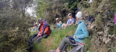 28 Oct Bethunes Gully Hikers Lunch spot on Bethunes Gully track at the point it was closed for maintenance.. Photo & caption Barbara